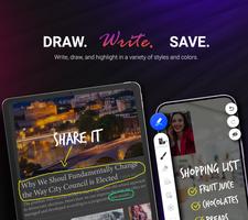 Draw & Write on Any Screen Affiche
