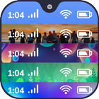 Material Customized Status Bar Zeichen