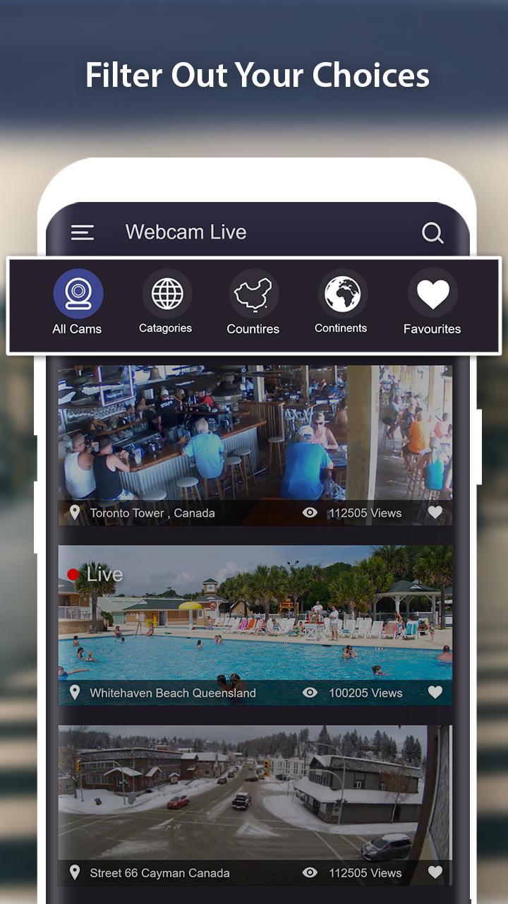 World Live Camera Viewer : Webcam, Earth cam for Android - APK Download