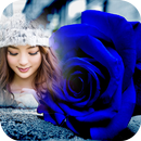 Blue Rose Photo Frame APK