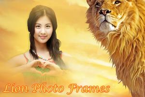 Lion Photo Frame imagem de tela 1