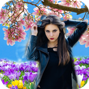 Purple Tulips Photo Frame APK