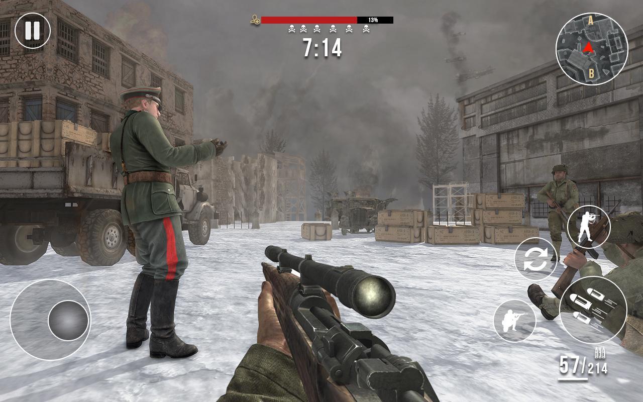 World War 2 Winter Heroes Free Shooting Games For Android Apk
