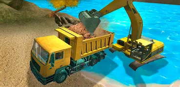 Flusssandbagger Simulator 3D