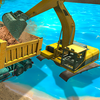 강 모래 굴삭기 시뮬레이터 3D 아이콘