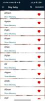 Muslim Baby Names تصوير الشاشة 1