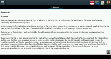 Constitution of Indonesia تصوير الشاشة 1