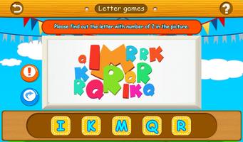 Letter games poster