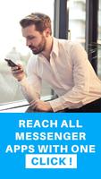 Messenger : All Social Media in one app الملصق