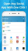 1 Schermata Messenger : All Social Media in one app