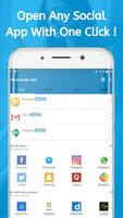 Messenger : All Social Media in one app Screenshot 1