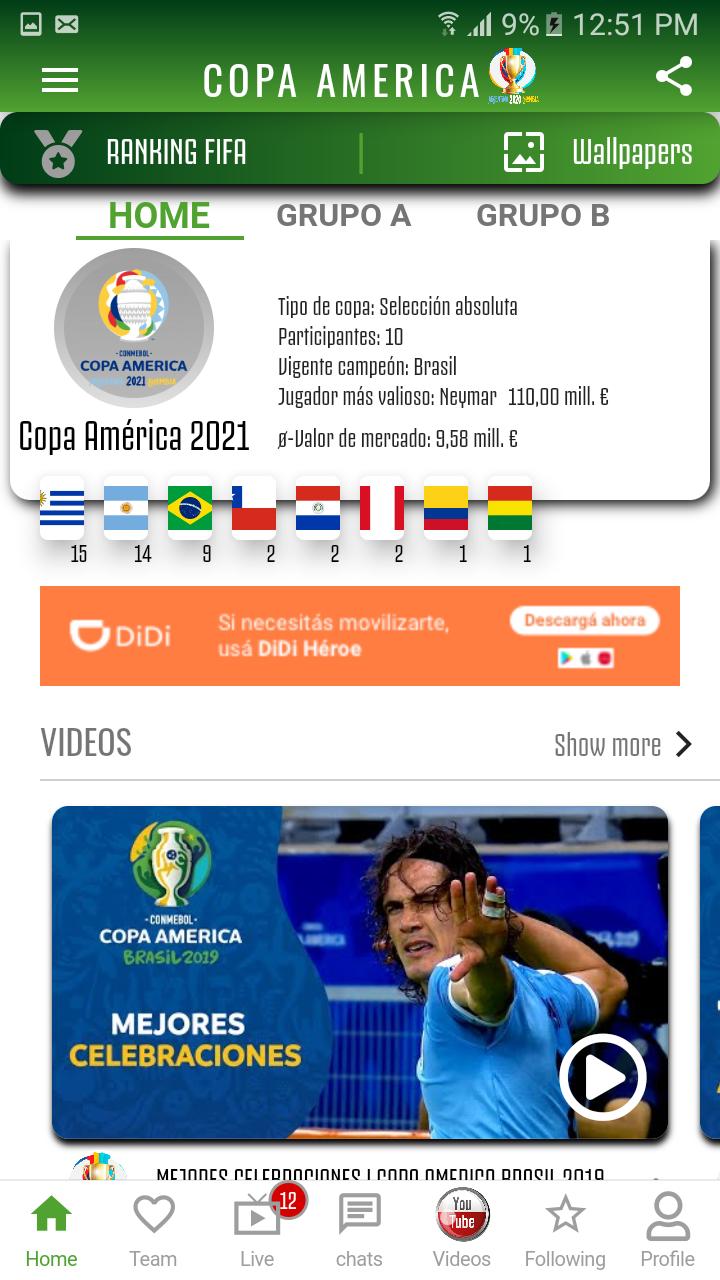Copa America 2021 Argentina Colombia For Android Apk Download