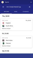 Cricket World Cup 2019 | Live Cricket Score اسکرین شاٹ 2