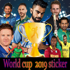 cricket world cup 2019 sticker - wastickerapps 图标