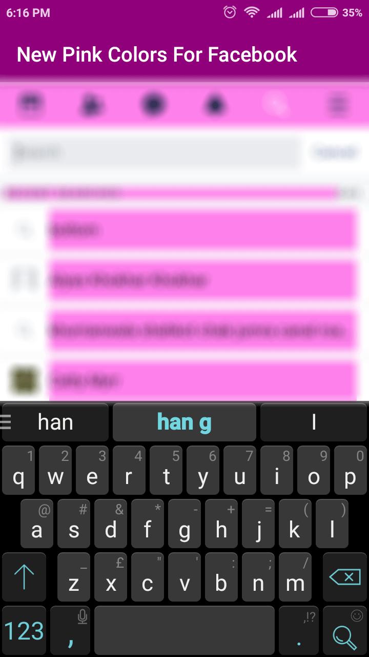 New Pink Colour For Facebook For Android Apk Download