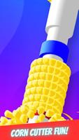 Corn Cutter-ASMR Slicing Game постер