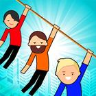 Super 3D Rope Zipline Rescue Puzzle Zeichen