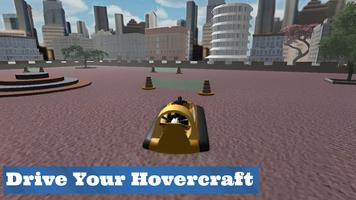 Hovercraft-Simulator-Spiele 3D Plakat
