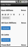 Résultats des loteries monde capture d'écran 1