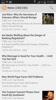 World News - RSS Reader تصوير الشاشة 2