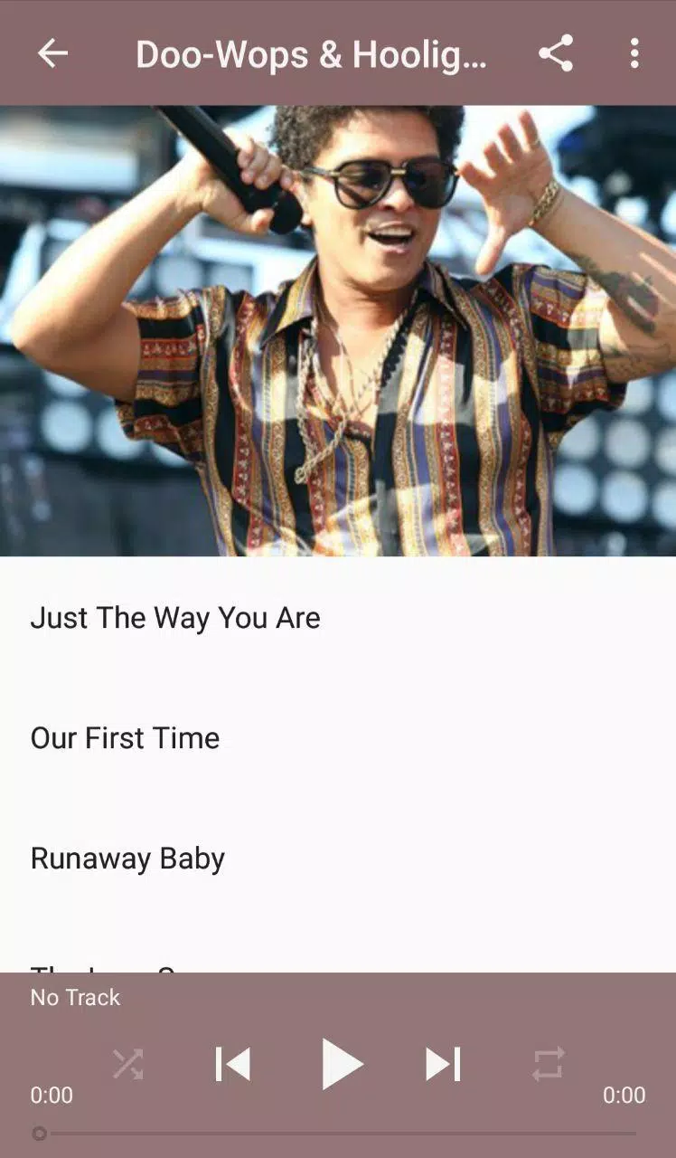 Bruno Mars popular song mp3 APK for Android Download