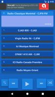 Stations de radio de Montréal capture d'écran 1