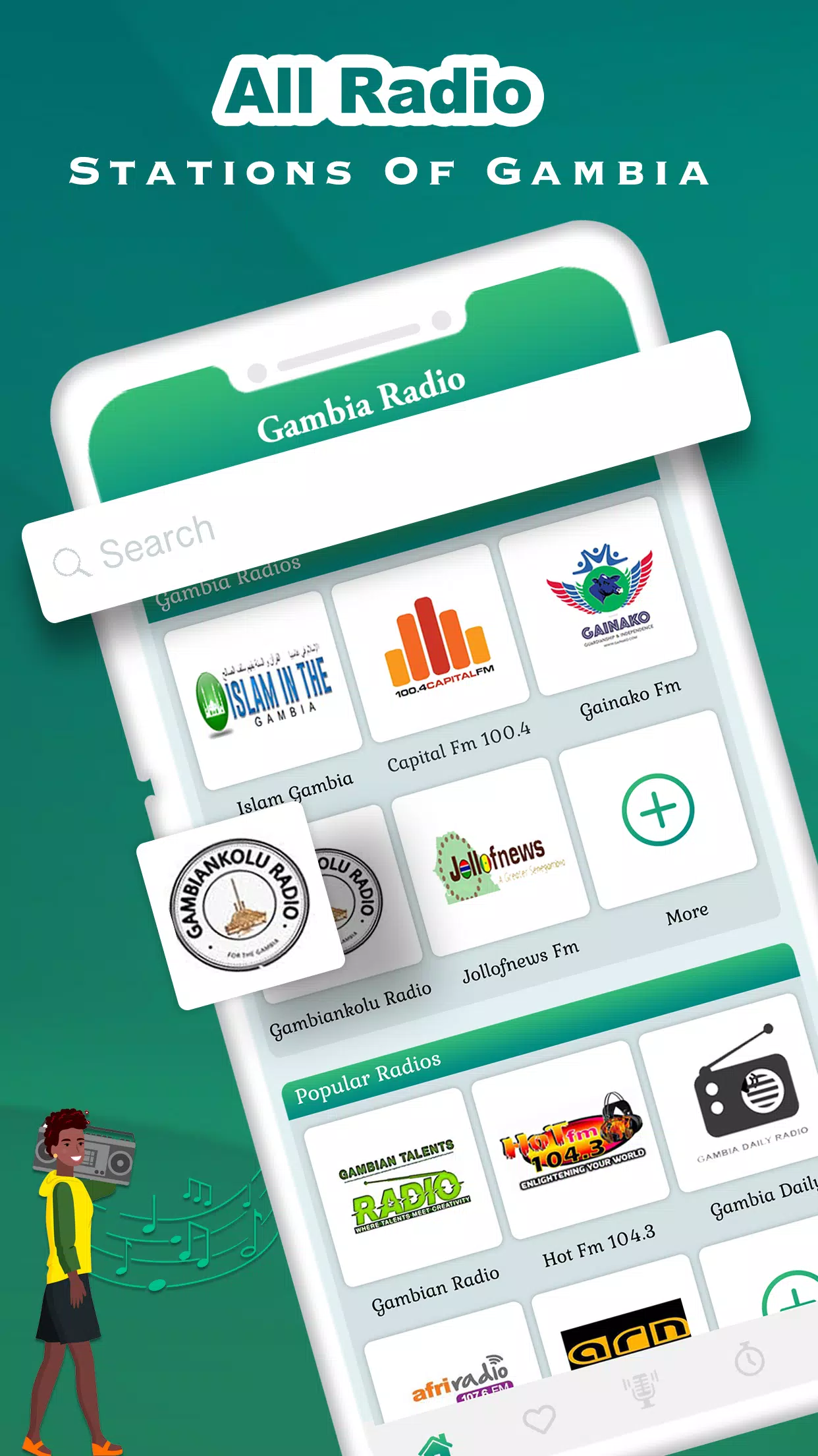 Gambia Radio : FM Gambia Radio Player APK pour Android Télécharger