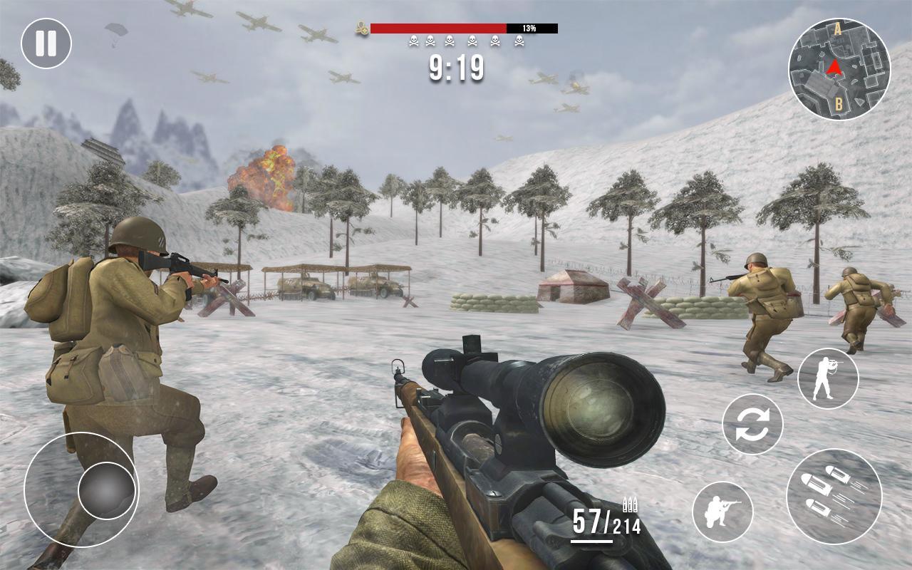World War 2 Frontline Heroes Ww2 Commando Shooter For Android Apk Download - roblox world war 2 games