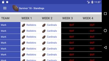 NFL Survivor '23 تصوير الشاشة 3