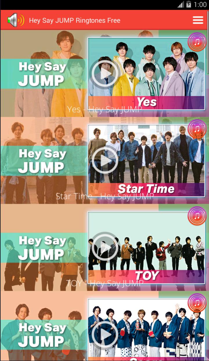 Hey Say Jump Ringtones Free For Android Apk Download