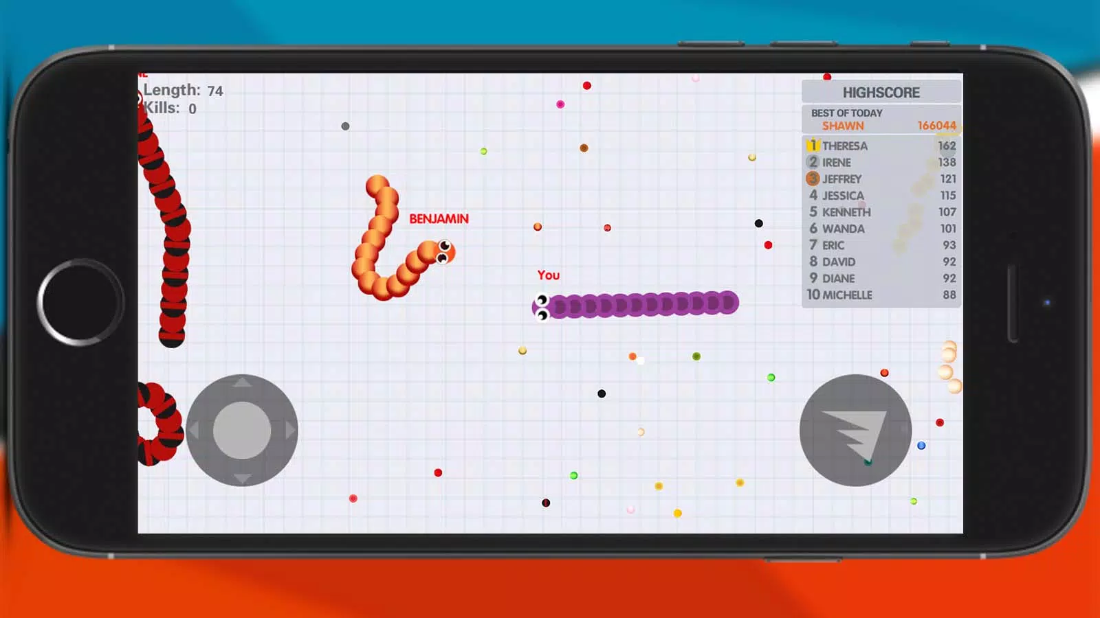 Worms slither io online APK (Android Game) - Free Download