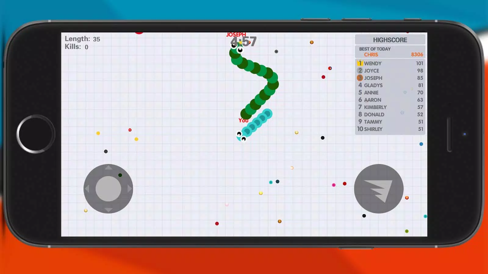 Snake io game worm zone online android iOS apk download for free