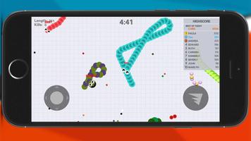 Snake Slither Games: Worm Zone تصوير الشاشة 1