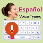 Spanish - English Voice Keyboard - Voice Typing icône