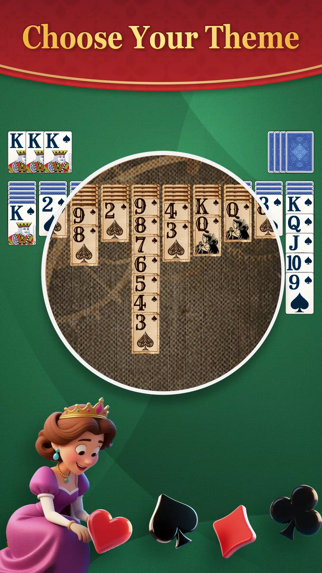 Spider Solitaire – Retro Card