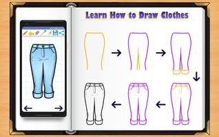 Learn How to Draw Clothes capture d'écran 2