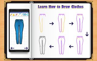 Learn How to Draw Clothes capture d'écran 3