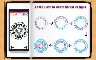 Learn How to Draw Henna Tattoo Designs capture d'écran 1