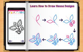 Learn How to Draw Henna Tattoo Designs capture d'écran 2