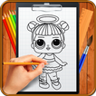 Learn How to Draw Cute Surprise Dolls