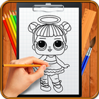 Learn How to Draw Cute Surprise Dolls icône