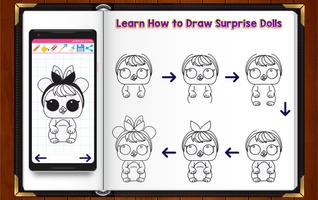 Learn How to Draw Cute Surprise Dolls capture d'écran 3