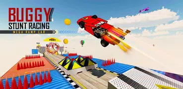 电瓶车特技赛车 - 大型斜坡赛车游戏