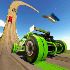 电瓶车特技赛车 - 大型斜坡赛车游戏 XAPK 下載