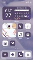 Wow Violet Theme - Icon Pack Affiche