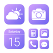 ”Wow Gradient Violet, Icon Pack