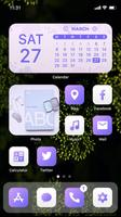 Wow Gradient Violet, Icon Pack poster