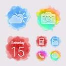 Wow Water Color Icon Pack APK