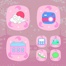 Wow Cute Pink Fox Icon Pack APK
