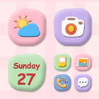 Wow Meow Theme - Icon Pack أيقونة
